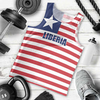 Liberia Flag Style Men Tank Top The Love of Liberty Brought Us Here