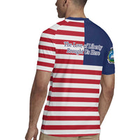 Liberia Flag Style Rugby Jersey The Love of Liberty Brought Us Here