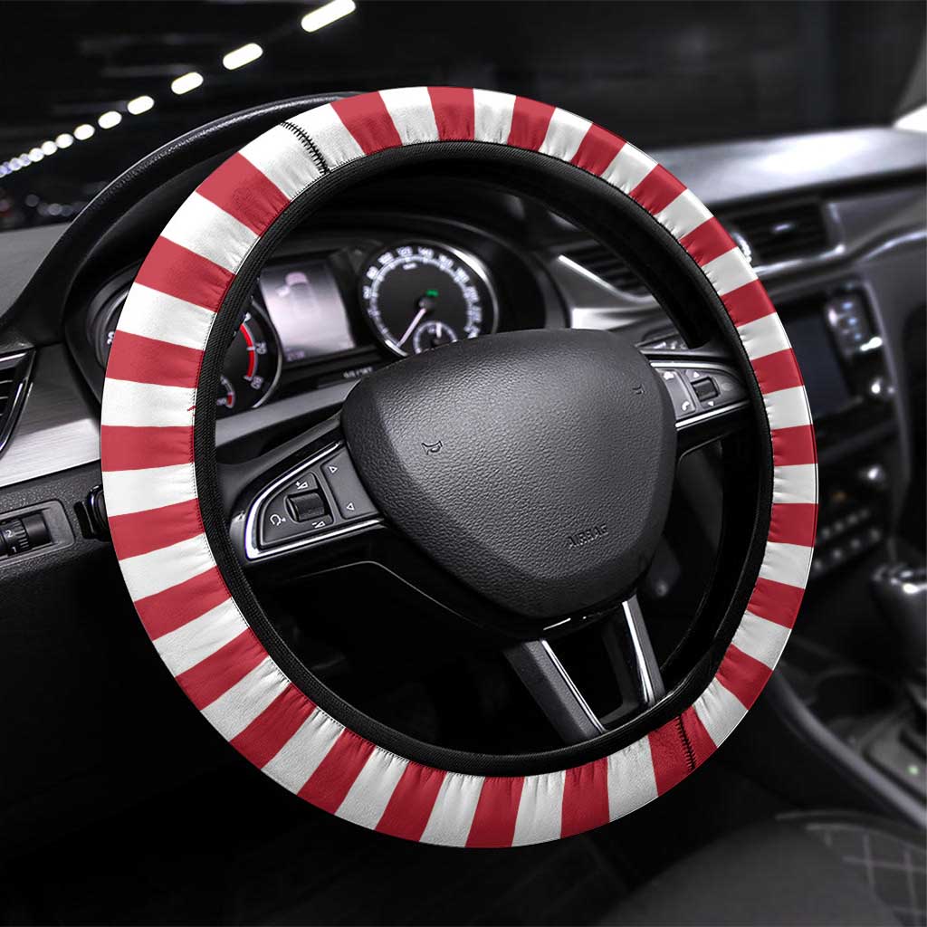 Liberia Flag Style Steering Wheel Cover The Love of Liberty Brought Us Here