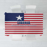 Liberia Flag Style Tablecloth The Love of Liberty Brought Us Here