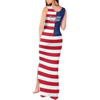 Liberia Flag Style Tank Maxi Dress The Love of Liberty Brought Us Here