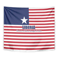 Liberia Flag Style Tapestry The Love of Liberty Brought Us Here