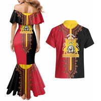 Haiti First Empire 1804-1806 Couples Matching Mermaid Dress and Hawaiian Shirt Liberte ou la Mort!