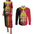 Haiti First Empire 1804-1806 Couples Matching Puletasi and Long Sleeve Button Shirt Liberte ou la Mort!