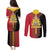 Haiti First Empire 1804-1806 Couples Matching Puletasi and Long Sleeve Button Shirt Liberte ou la Mort!