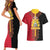 Haiti First Empire 1804-1806 Couples Matching Short Sleeve Bodycon Dress and Hawaiian Shirt Liberte ou la Mort!