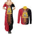 Haiti First Empire 1804-1806 Couples Matching Summer Maxi Dress and Long Sleeve Button Shirt Liberte ou la Mort!