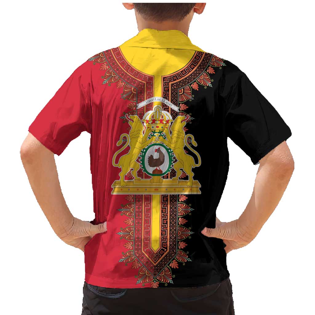 Haiti First Empire 1804-1806 Family Matching Mermaid Dress and Hawaiian Shirt Liberte ou la Mort!