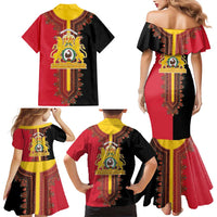 Haiti First Empire 1804-1806 Family Matching Mermaid Dress and Hawaiian Shirt Liberte ou la Mort!