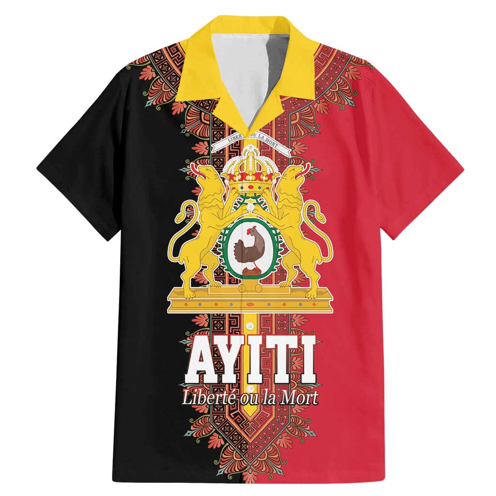 Haiti First Empire 1804-1806 Family Matching Mermaid Dress and Hawaiian Shirt Liberte ou la Mort!