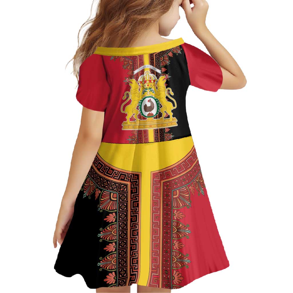 Haiti First Empire 1804-1806 Family Matching Off Shoulder Maxi Dress and Hawaiian Shirt Liberte ou la Mort!