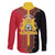 Haiti First Empire 1804-1806 Family Matching Off Shoulder Maxi Dress and Hawaiian Shirt Liberte ou la Mort!