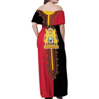 Haiti First Empire 1804-1806 Family Matching Off Shoulder Maxi Dress and Hawaiian Shirt Liberte ou la Mort!