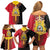 Haiti First Empire 1804-1806 Family Matching Off Shoulder Short Dress and Hawaiian Shirt Liberte ou la Mort!