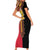 Haiti First Empire 1804-1806 Family Matching Short Sleeve Bodycon Dress and Hawaiian Shirt Liberte ou la Mort!