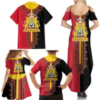 Haiti First Empire 1804-1806 Family Matching Summer Maxi Dress and Hawaiian Shirt Liberte ou la Mort!