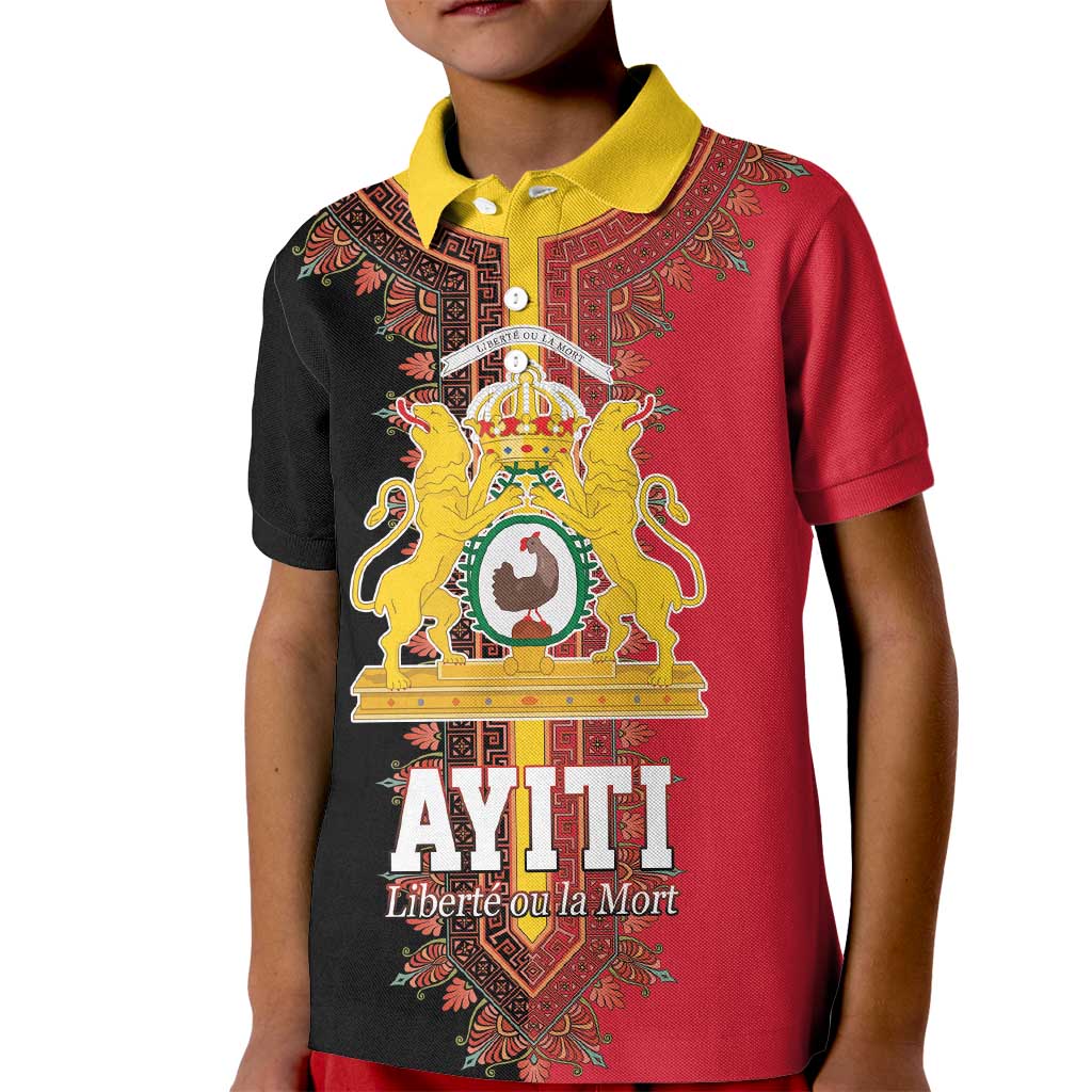 Haiti First Empire 1804-1806 Kid Polo Shirt Liberte ou la Mort!