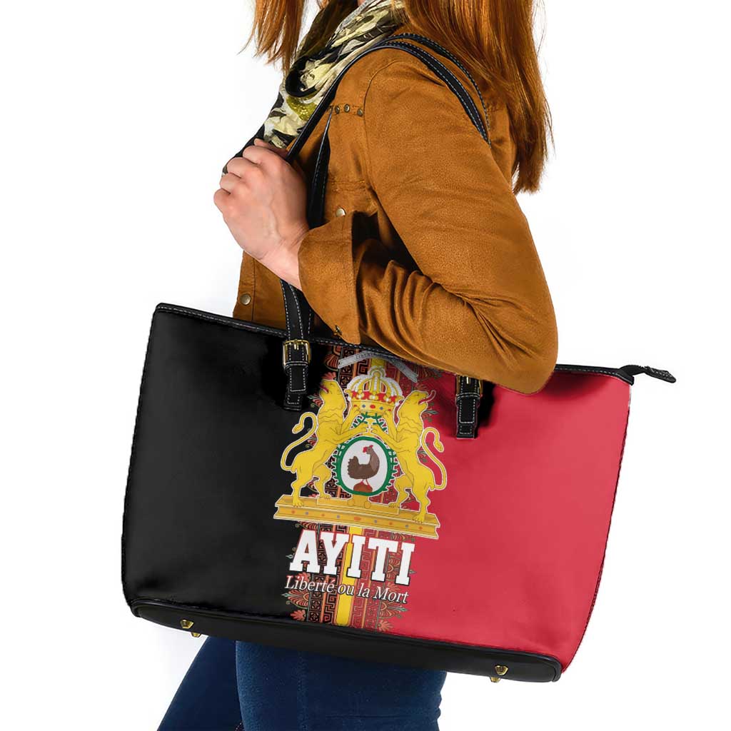 Haiti First Empire 1804-1806 Leather Tote Bag Liberte ou la Mort!