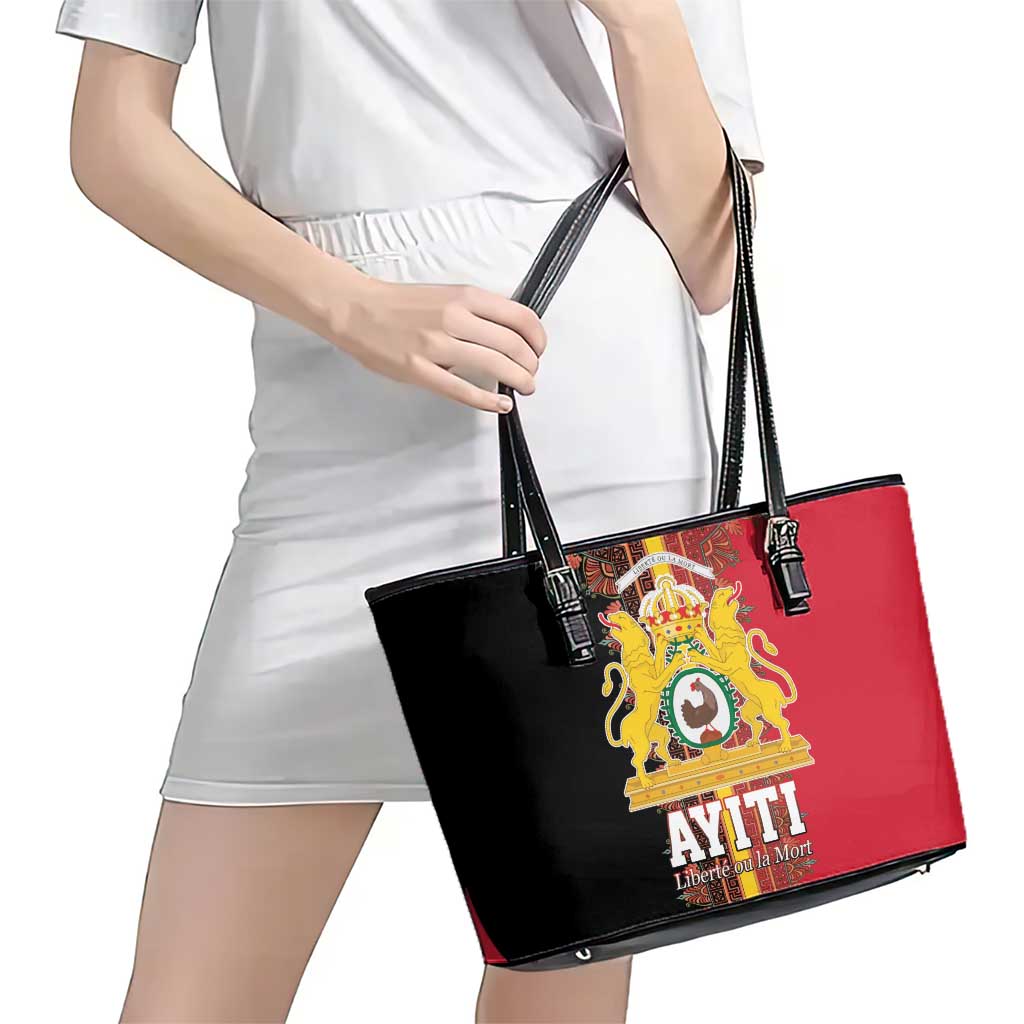 Haiti First Empire 1804-1806 Leather Tote Bag Liberte ou la Mort!