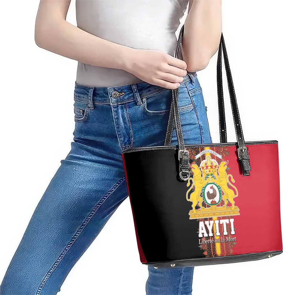 Haiti First Empire 1804-1806 Leather Tote Bag Liberte ou la Mort!