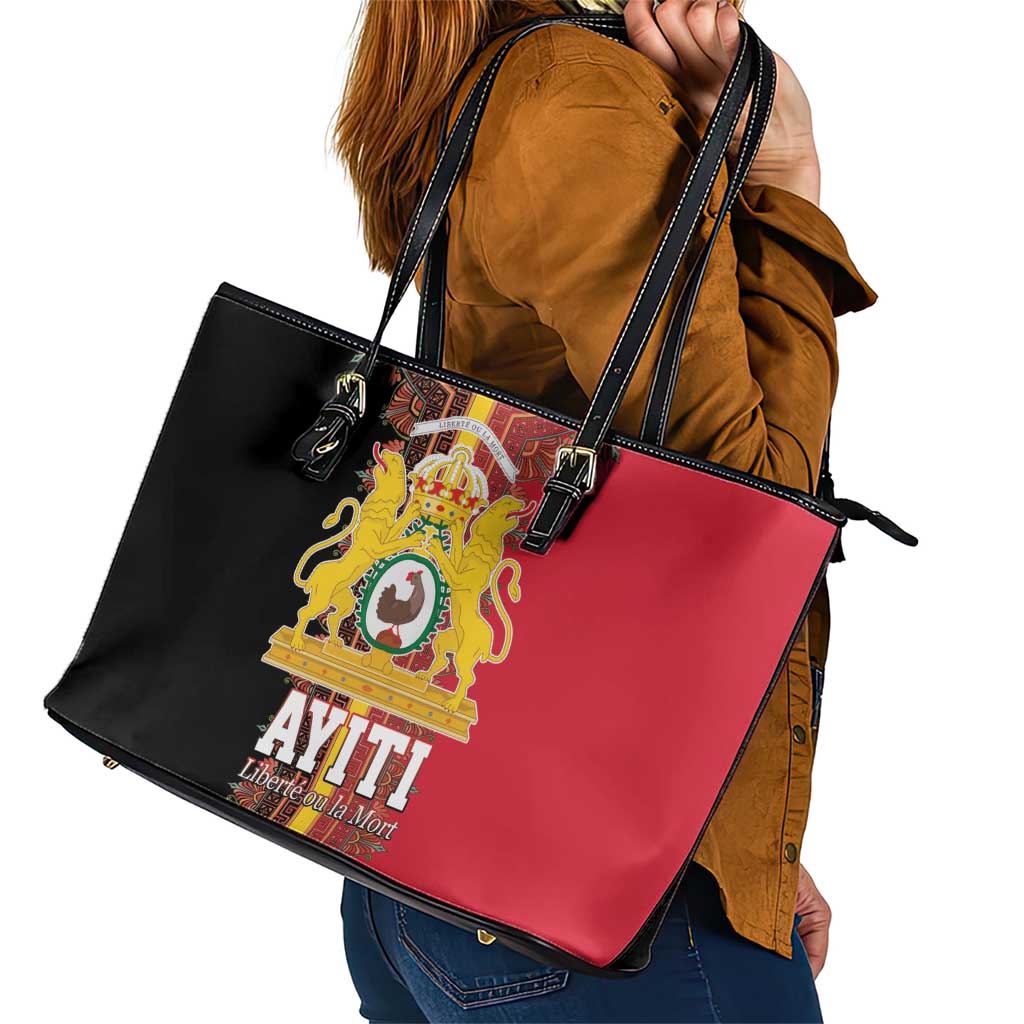 Haiti First Empire 1804-1806 Leather Tote Bag Liberte ou la Mort!