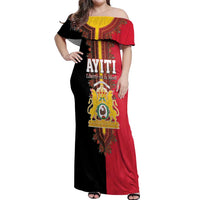 Haiti First Empire 1804-1806 Off Shoulder Maxi Dress Liberte ou la Mort!