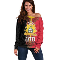 Haiti First Empire 1804-1806 Off Shoulder Sweater Liberte ou la Mort!