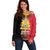 Haiti First Empire 1804-1806 Off Shoulder Sweater Liberte ou la Mort!