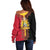 Haiti First Empire 1804-1806 Off Shoulder Sweater Liberte ou la Mort!