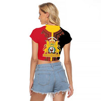 Haiti First Empire 1804-1806 Raglan Cropped T Shirt Liberte ou la Mort!