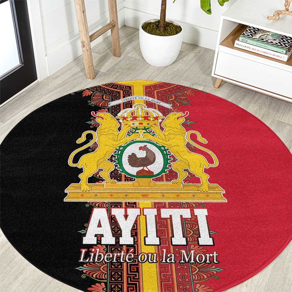 Haiti First Empire 1804-1806 Round Carpet Liberte ou la Mort!