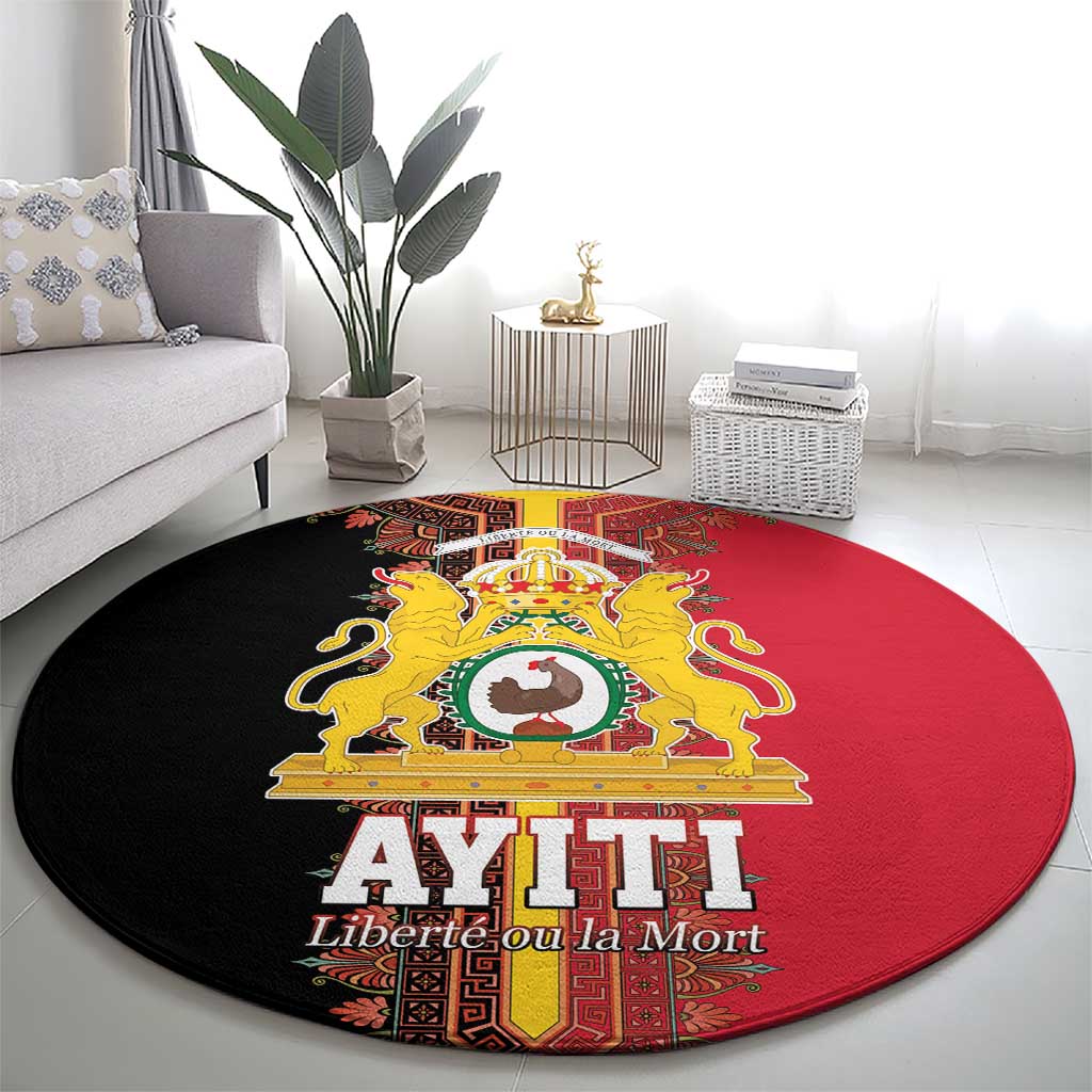 Haiti First Empire 1804-1806 Round Carpet Liberte ou la Mort!