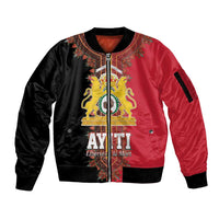 Haiti First Empire 1804-1806 Sleeve Zip Bomber Jacket Liberte ou la Mort!