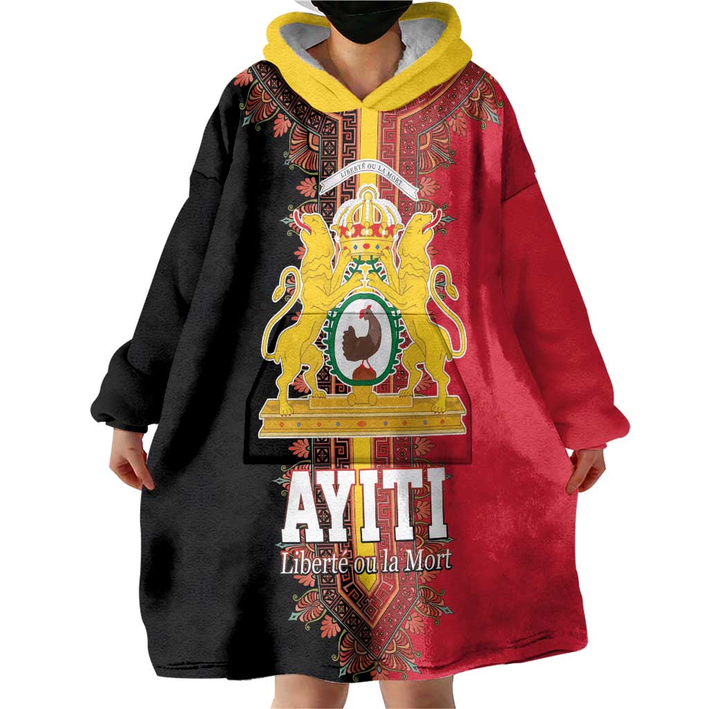 Haiti First Empire 1804-1806 Wearable Blanket Hoodie Liberte ou la Mort!