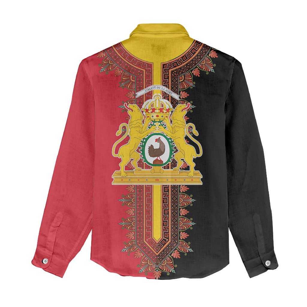 Haiti First Empire 1804-1806 Women Casual Shirt Liberte ou la Mort!