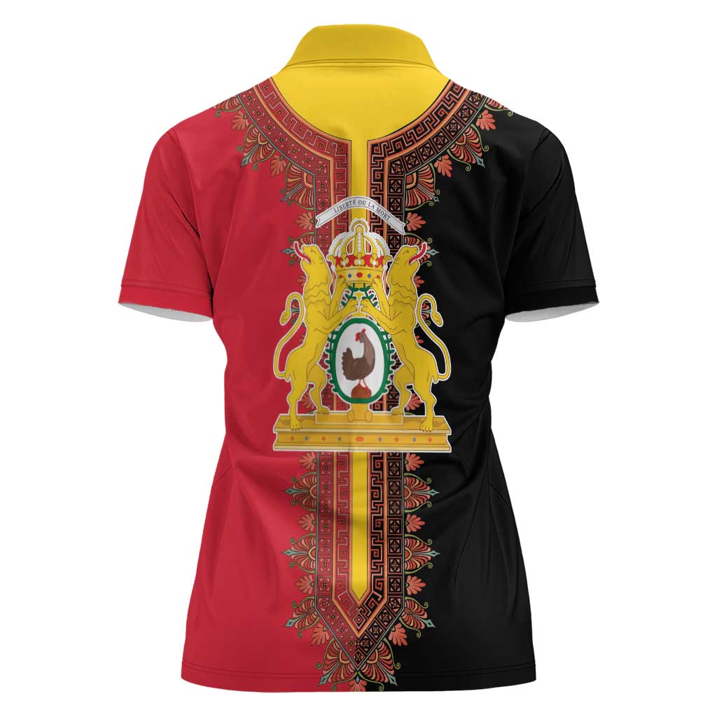 Haiti First Empire 1804-1806 Women Polo Shirt Liberte ou la Mort!