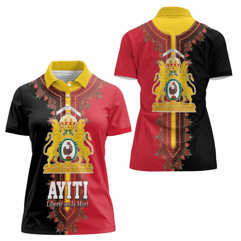 Haiti First Empire 1804-1806 Women Polo Shirt Liberte ou la Mort!