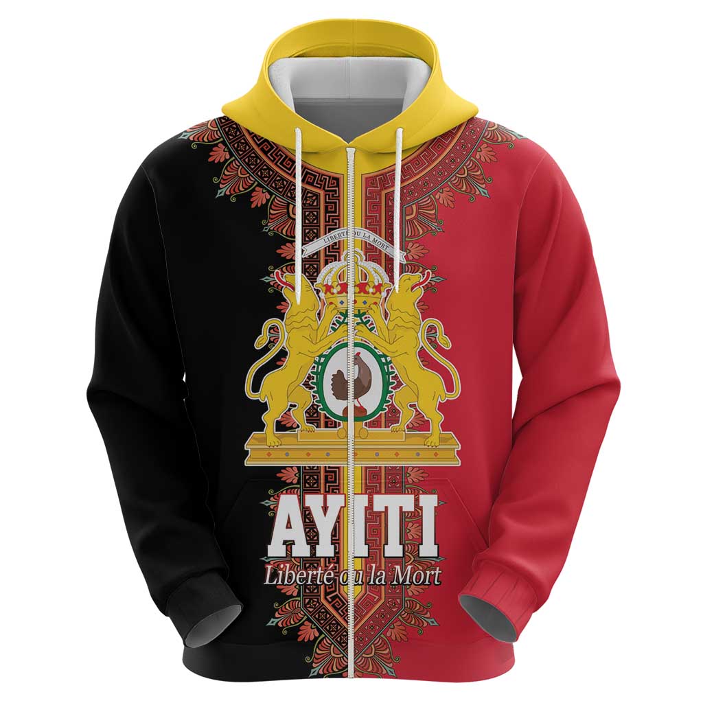 Haiti First Empire 1804-1806 Zip Hoodie Liberte ou la Mort!