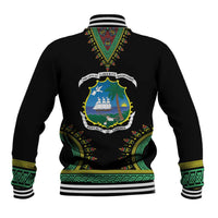 Liberia Coat of Arms Baseball Jacket African Dashiki Style