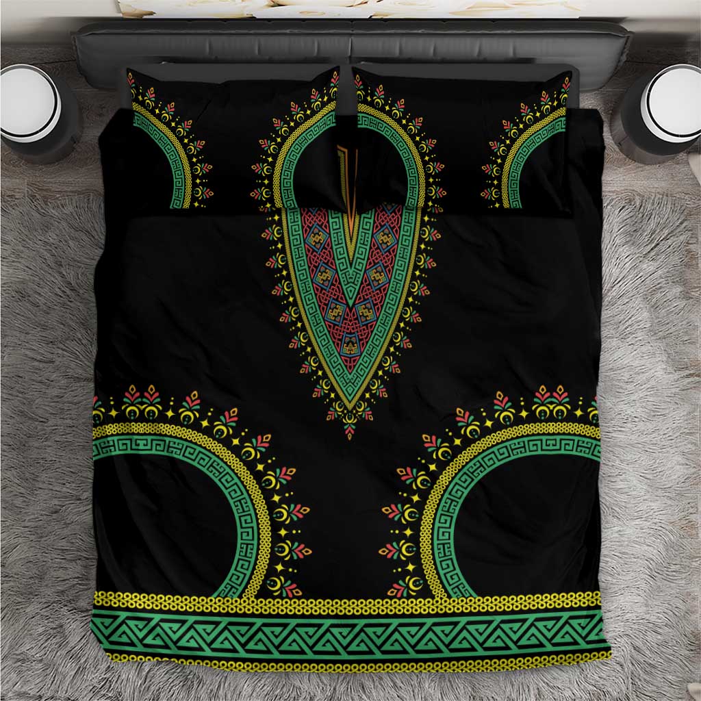 Liberia Coat of Arms Bedding Set African Dashiki Style