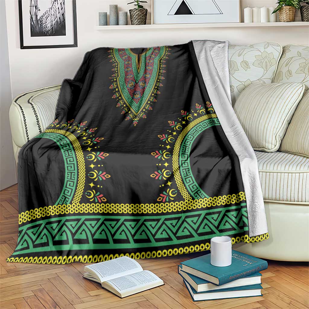 Liberia Coat of Arms Blanket African Dashiki Style