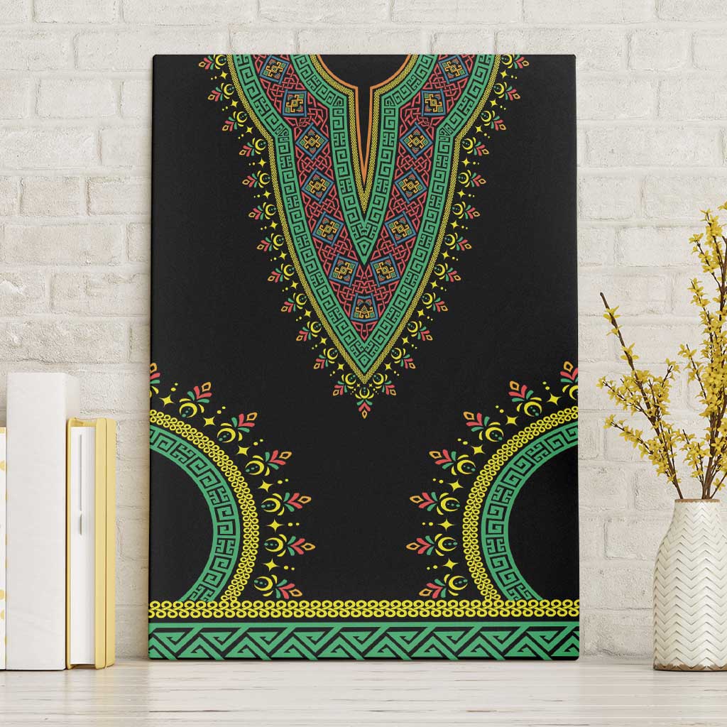 Liberia Coat of Arms Canvas Wall Art African Dashiki Style