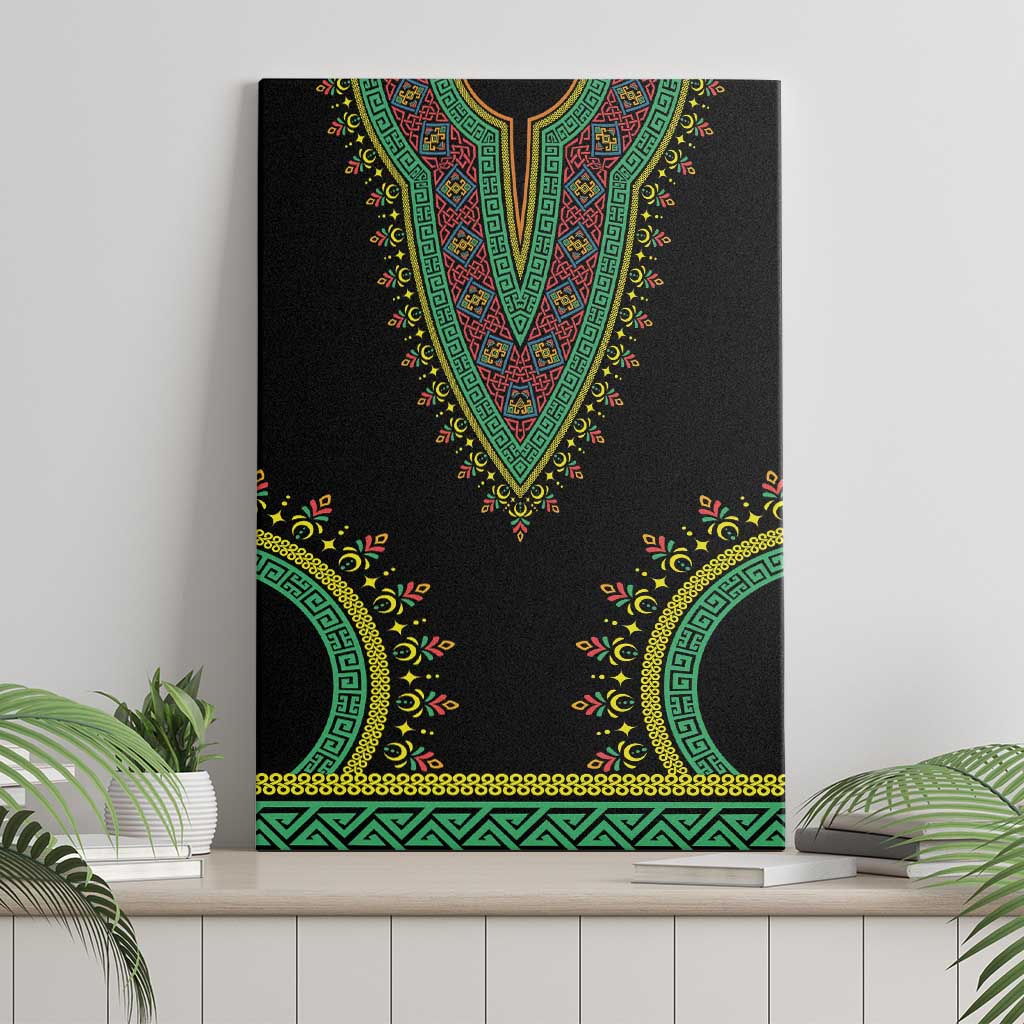 Liberia Coat of Arms Canvas Wall Art African Dashiki Style