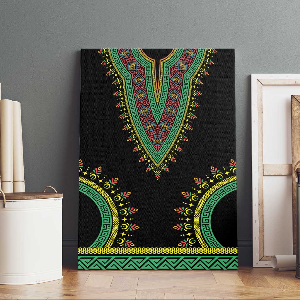 Liberia Coat of Arms Canvas Wall Art African Dashiki Style
