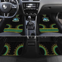 Liberia Coat of Arms Car Mats African Dashiki Style