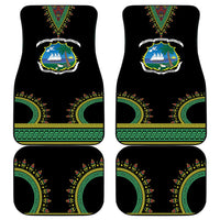 Liberia Coat of Arms Car Mats African Dashiki Style