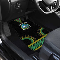 Liberia Coat of Arms Car Mats African Dashiki Style