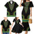 Liberia Coat of Arms Family Matching Mermaid Dress and Hawaiian Shirt African Dashiki Style