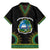 Liberia Coat of Arms Family Matching Mermaid Dress and Hawaiian Shirt African Dashiki Style