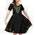 Liberia Coat of Arms Family Matching Off Shoulder Short Dress and Hawaiian Shirt African Dashiki Style
